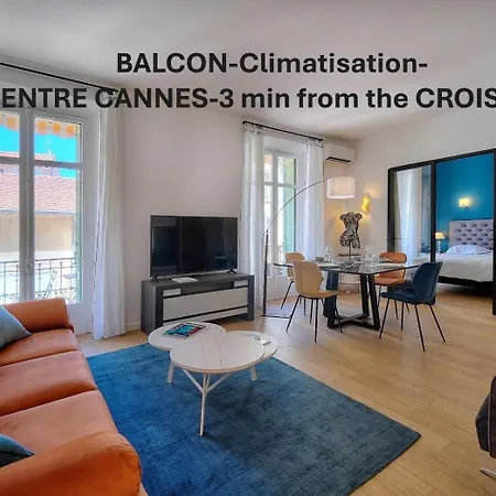 شقة Superbe 2 Balcon, Coeur De Cannes- Centre A2b233 *